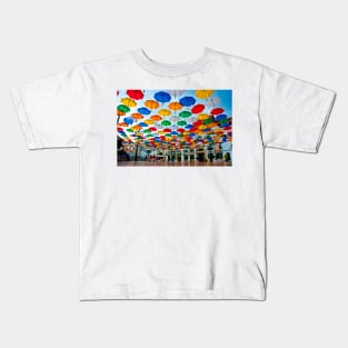 Colourful Umbrellas Torrox Spain Kids T-Shirt